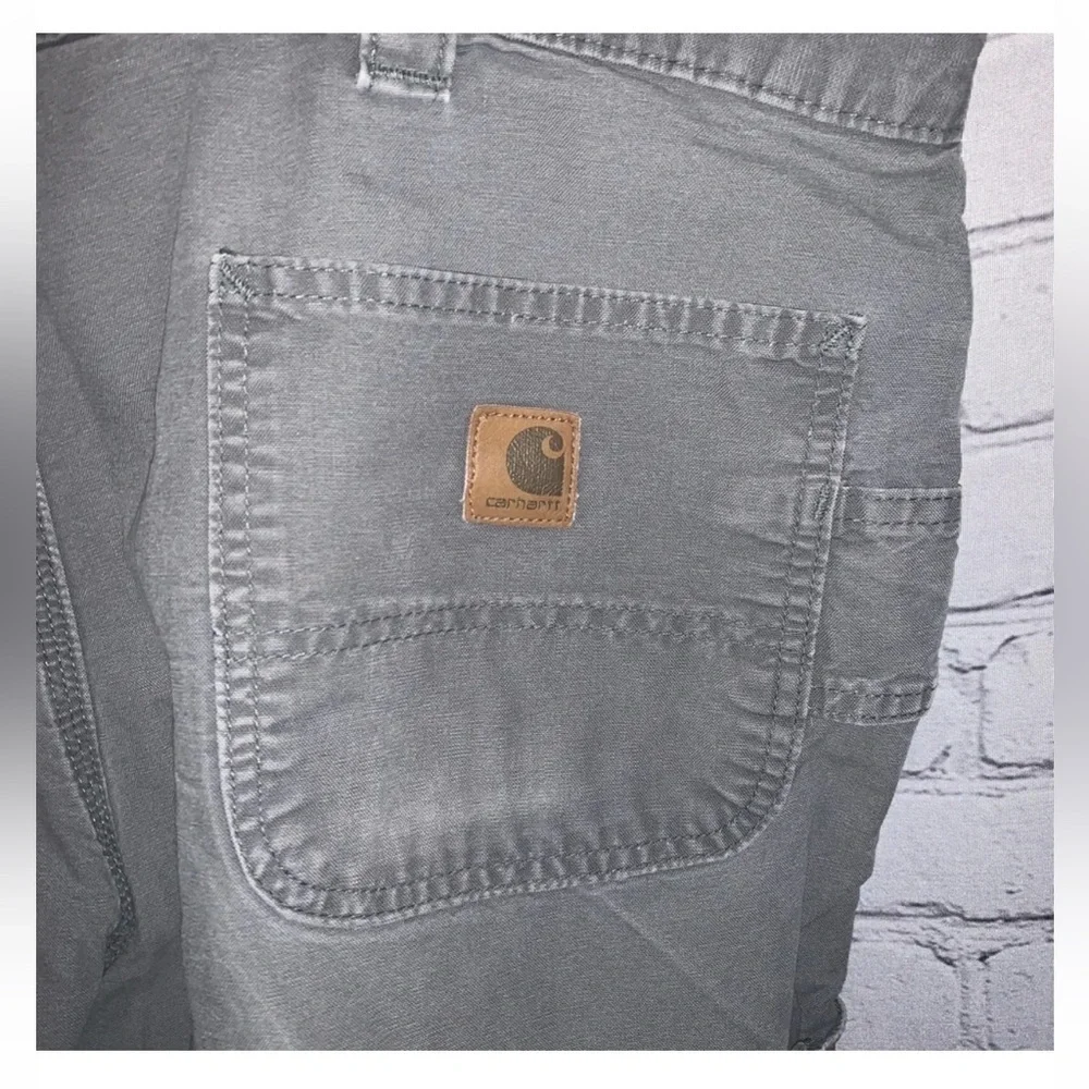 Carhartt Cargo Shorts Men’s Size 42 Gray Canvas Work Utility